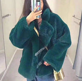 LOVEMI - Lovemi - Winter Korean Female Fur Coat Short Soft Imitation