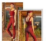 LOVEMI - Lovemi - Yoga Clothes British Style Nude Fitness Suit