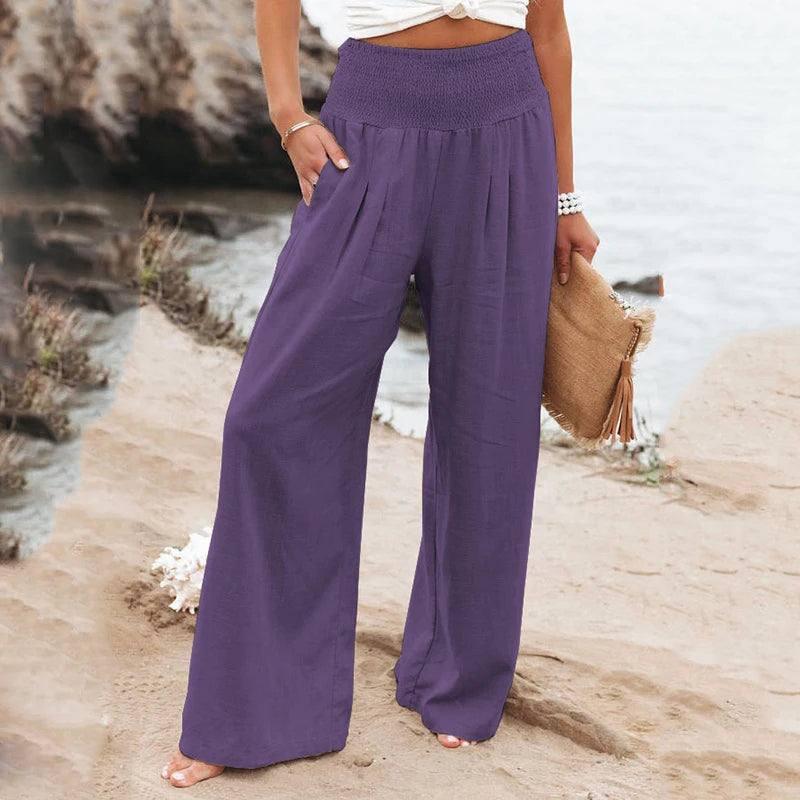 Lucyeve Vintage High Waist Cotton-purple-12