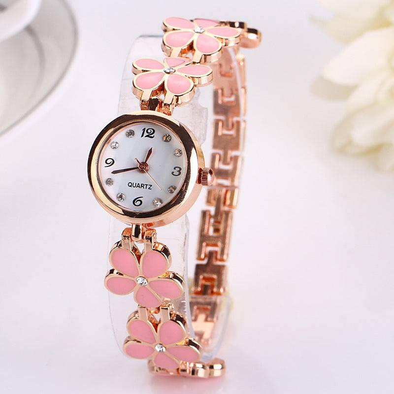 Lvpai Luxury Casual Fashion Bracelet Watch Flower Strap-2