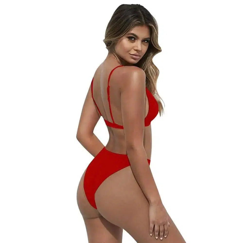 Maillot de bain 2 pièces push-up-1