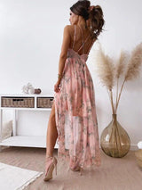 LOVEMI  Maxi Dresses Lovemi -  Women's Bohemian Summer Suspender Dress Loose Chiffon