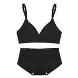 New Seamless Outer Expansion Underwear Women Show Waist Thin-Black-7