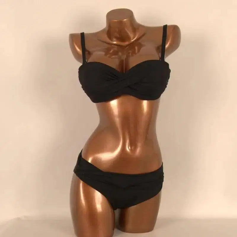 new sexy bikini woman fashion, European and American style-Black-4