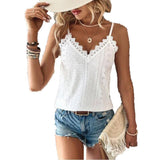 New Women's Clothing V-neck Lace Lace Sling Vest top LOVEMI    