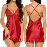 LOVEMI  Nightgown 02Red / L Lovemi -  Sexy Lingerie Factory European And American Foreign Trade