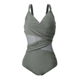 LOVEMI  One piece Grey / XL Lovemi -  Women plus size Bikini
