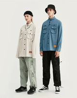 LOVEMI Outerwear & Jackets Men Lovemi -  Pocket stitching men's long sleeves