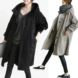 Oversized Women's Korean Style Slim Windbreaker-1