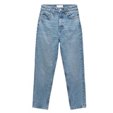 LOVEMI  Pants Light Blue / XS Lovemi -  Women's Fashion Casual High Waist Jeans