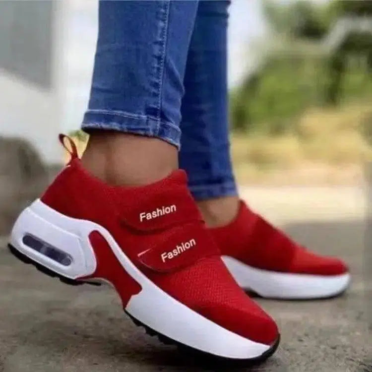 Platform Sneakers 2022 Fashion Casual Sports Shoes Women's-Red-1