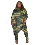 Plus-Size Camo Dress & Leggings Combo Fashion-5