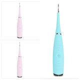 Portable Electric Dental Scaler Tooth Calculus Remover-2Pink1Blue-19