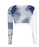 Printed sports yoga pants Yoga tops-S-2