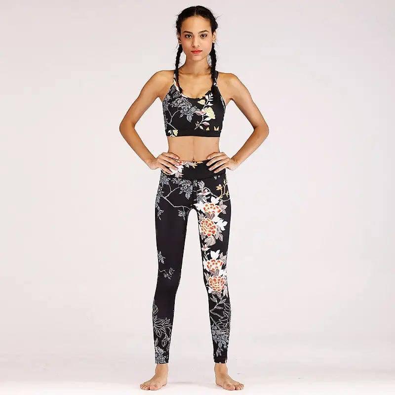 Printed Yoga Fitness Set-4