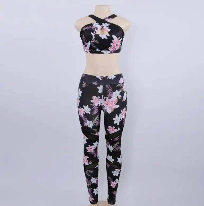 Printed Yoga Set-S-6