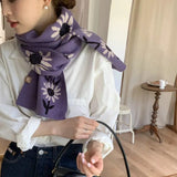 LOVEMI  Scarf Purple / One size Lovemi -  Korean Versatile Wool Scarf In Autumn And Winter