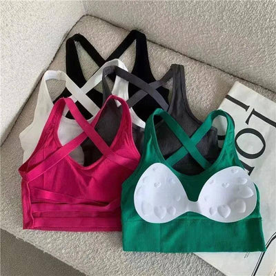 Women Vest Crop Top Sleeveless Vests Beach Women Sports-2