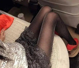 Sheer tights with polka dots-8-10