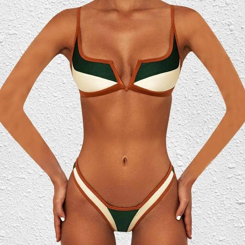 Split Swimsuit European And American Bikini Sexy Hot Selling-1