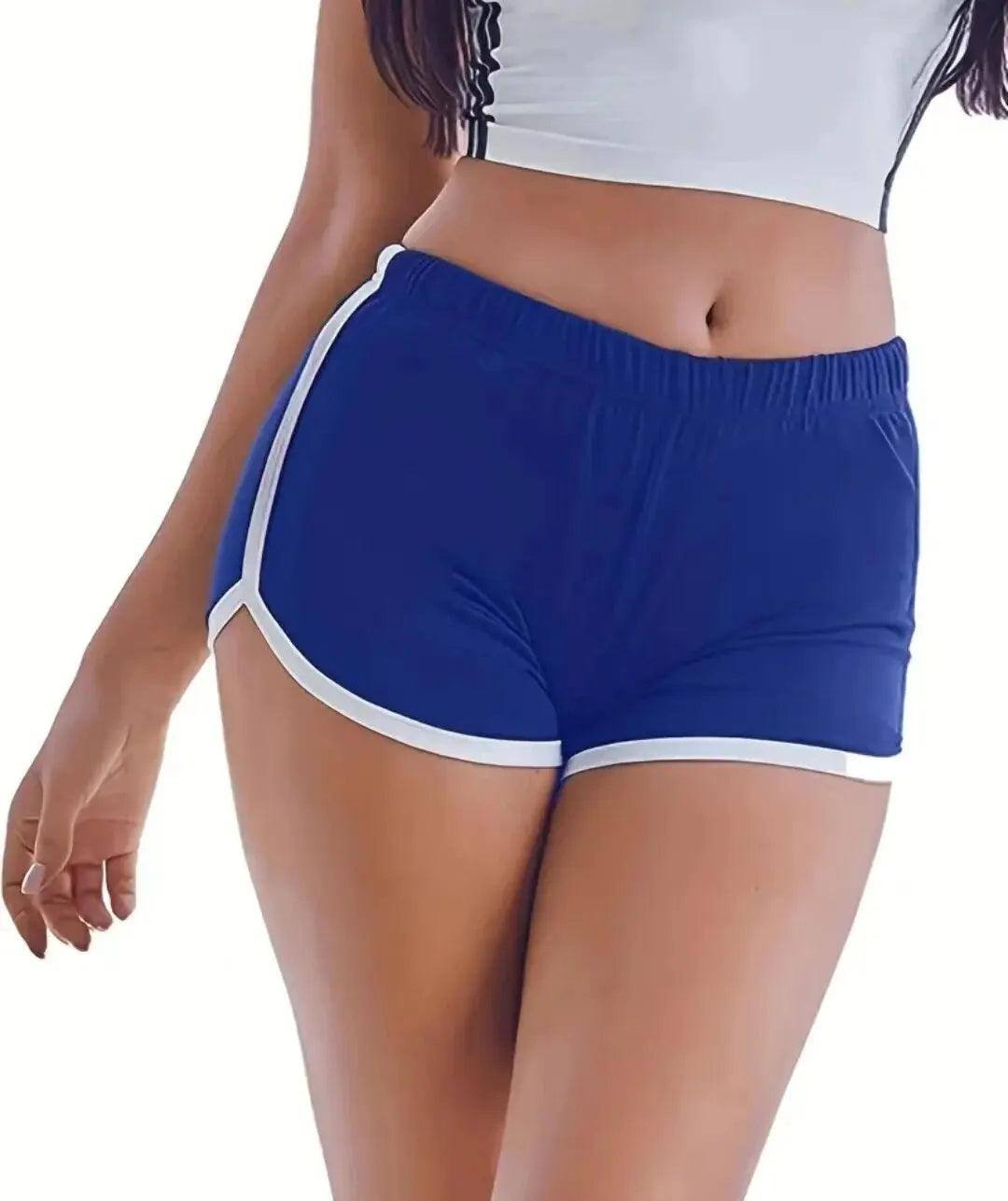 Sports Shorts Women Casual Loose Straight Pants Wearing-M-5
