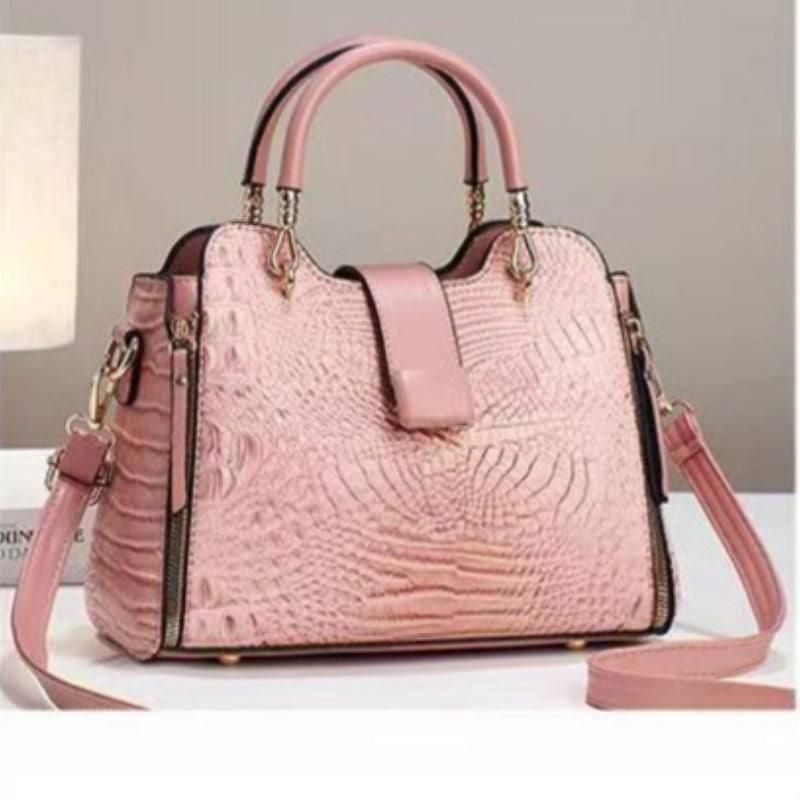 Spring Portable Pattern Shoulder Messenger Bag For Women-Pink-6