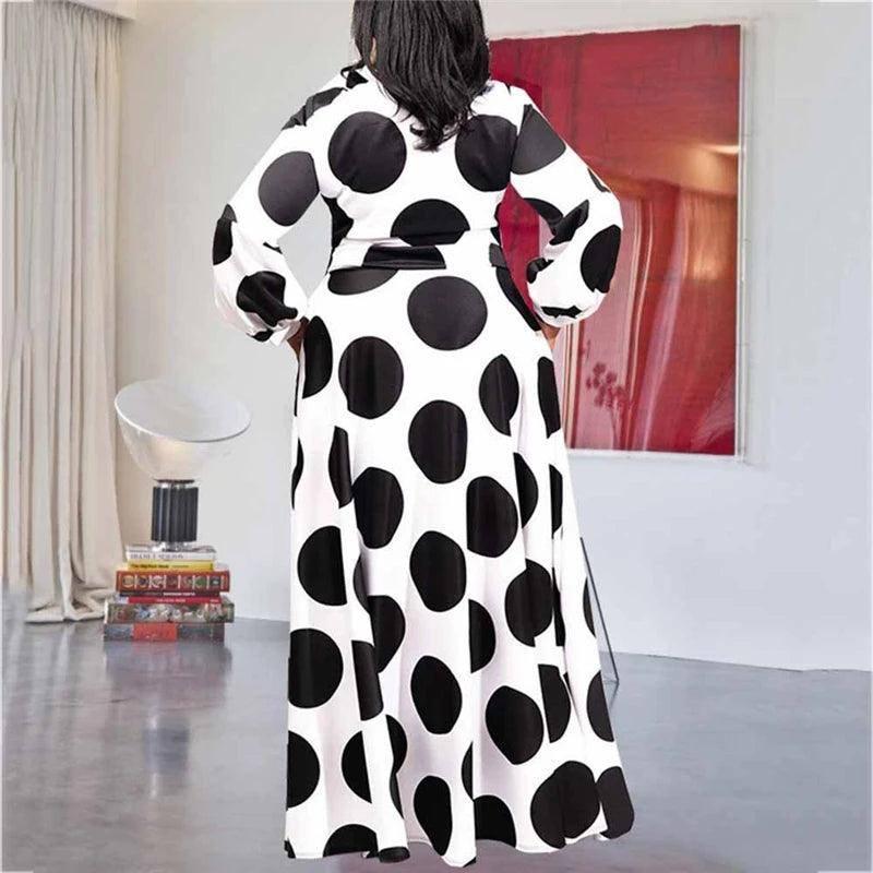 Stunning Polka Dot Maxi Dress for Chic Look-3