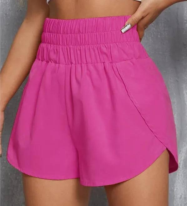 Stylish Pink Shorts for Women - Trendy & Comfy-Rose Red-11
