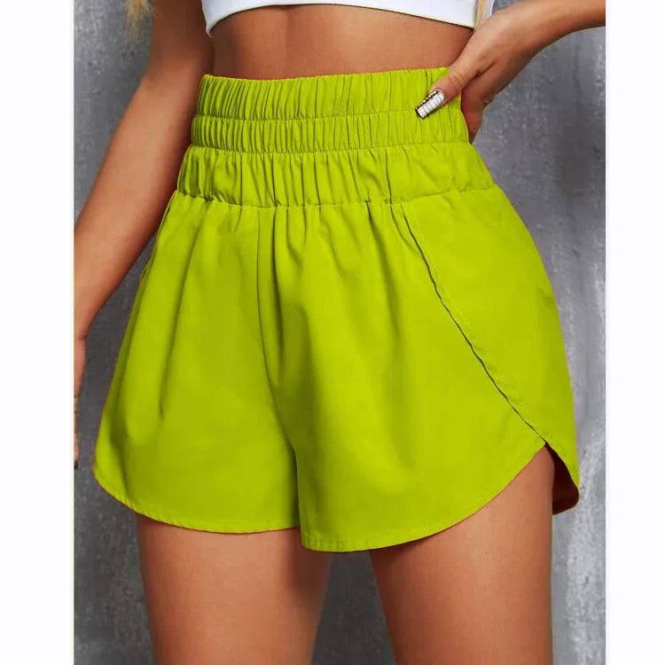 Stylish Pink Shorts for Women - Trendy & Comfy-Fluorescent green-12