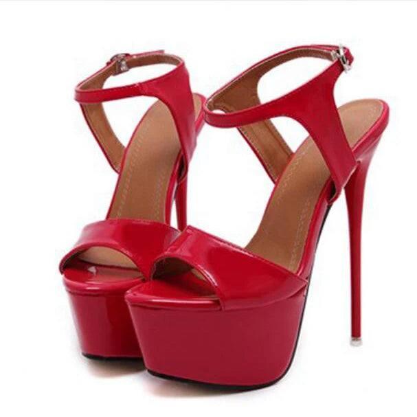 Stylish White Platform Heels for Elegant Outfits-red-3