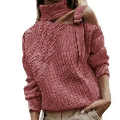 Sweater autumn and winter solid color sweater-2