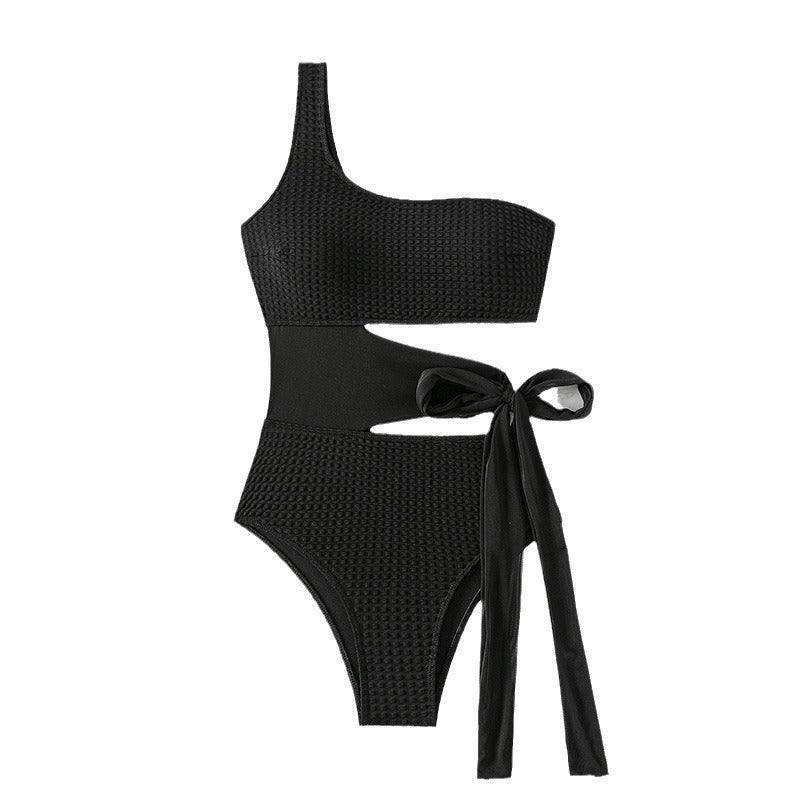 Swimsuit Women's Lace-up Hollow One-piece-5