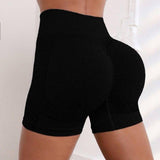 Three-point Yoga Pants For Women With High Waist And Hip-Black-6