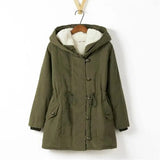 LOVEMI trench coat Army Green / 3XL Lovemi -  Hooded coat