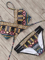 Trendy Tribal Print Bikini: Summer Swimwear Essentials-3