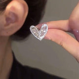 Unique Heart-Shaped Ear Cuff Jewelry Trends-Love Ear Clip Pairs-2