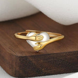Unique Heart-Shaped Gold Ring | Elegant Jewelry-1