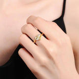 Unique Heart-Shaped Gold Ring | Elegant Jewelry-2