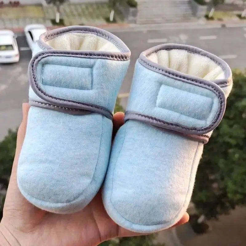 LOVEMI - Velcro with Soft Soles for Baby Does Not Come Off Cotton