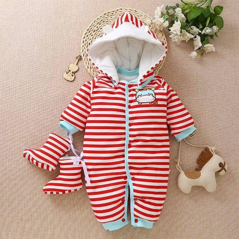 LOVEMI - Warm Thick Baby Jumpsuit born Climb Clothes