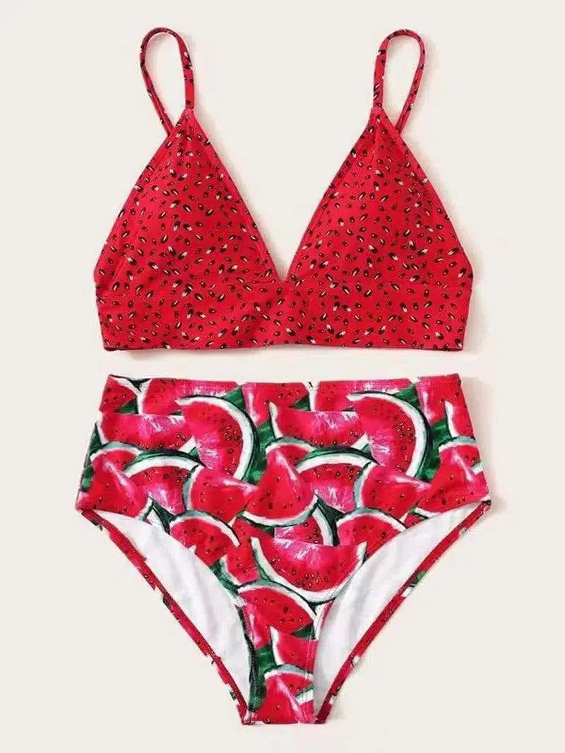 Watermelon print bikini-1