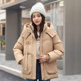LOVEMI  WDown jacket Khaki / M Lovemi -  Coat Bread Coat Cotton-padded Jacket