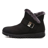 Winter Boots Women Warm Plush Snow Boots Zipper Comfort-9