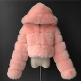 Winter Faux Fur Coat for Women-9