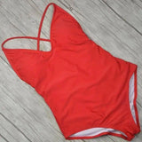 Women Girls Bikini Swimsuit Swimwear Beachwear-Red-5