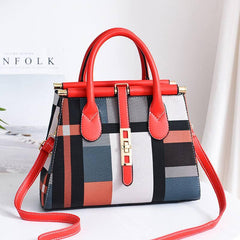 Women'S Bags Large Bags Elegant Fashion Large-Capacity-Scarlet-2