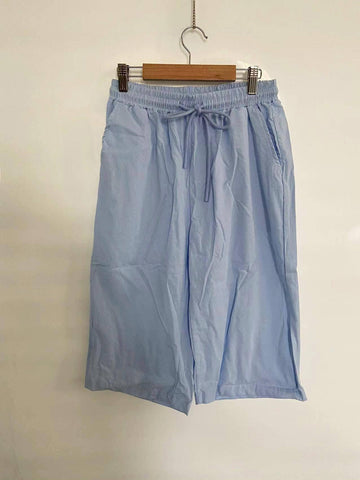 Women's Cotton And Linen Pocket Elasticated Slacks Women's-2