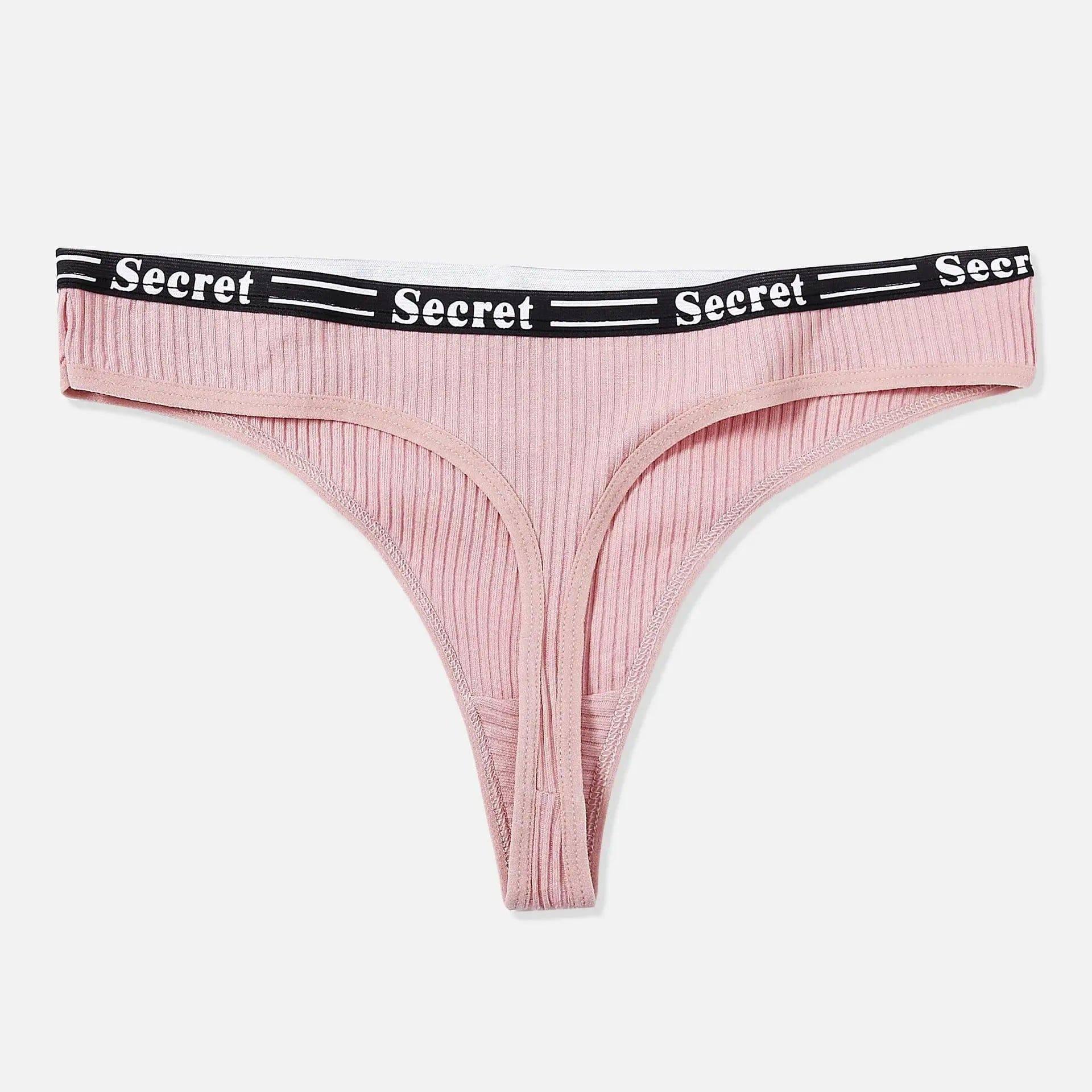Women's Cotton Panties Sexy Thong Panties-12