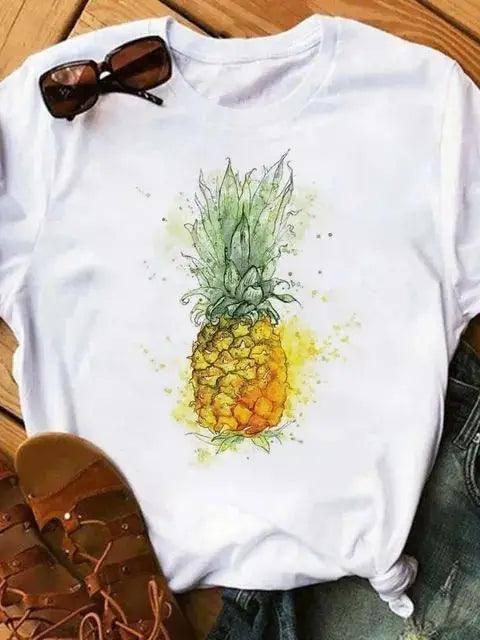 Women's Cute Pineapple Shirt-bt7961-1