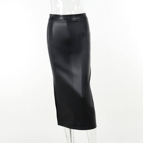 Women's Fashion All-matching Slim Fit Bottoming Top-Black Midi Dress-8